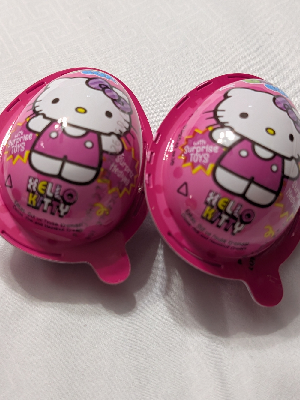 Hello Kitty Pink Surprise Toy Eggs - 2 Pack